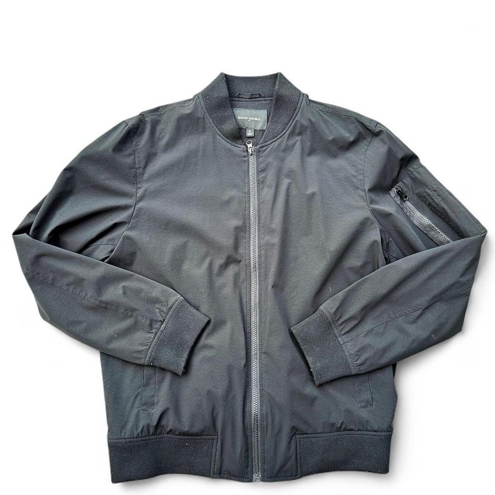 Banana Republic Charcoal Bomber Jacket